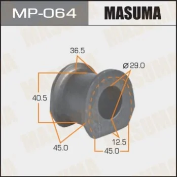 Втулка стабилизатора переднего Mitsubishi Pajero (-00) (Кратно 2 шт) Masuma MASUMA MP064 (фото 1)
