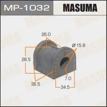 Втулка стабілізатора заднього Mitsubishi Outlander (03-09) (Кратно 2 шт) Masuma MASUMA MP1032 (фото 1)