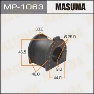 Втулка стабілізатора переднього Toyota FJ Cruiser (06-09), Land Cruiser Prado (02-09) (Кратно 2 шт) MASUMA MP1063 (фото 1)
