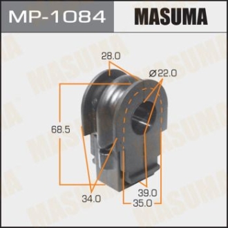 Втулка стабілізатора переднього Nissan Qashqai (15-), X-Trail (07-) (Кратно 2 шт) MASUMA MP1084