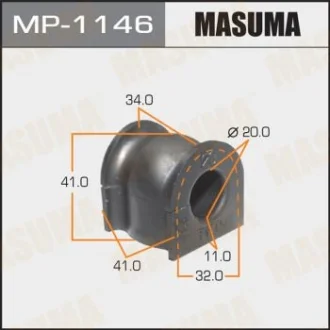 Втулка стабілізатора переднього Honda CR-V (06-13), Jazz (09-11) (Кратно 2 шт) Masuma MASUMA MP1146