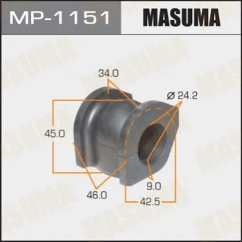 Втулка стабілізатора переднього Honda Civic (05-) (Кратно 2 шт) Masuma MASUMA MP1151 (фото 1)