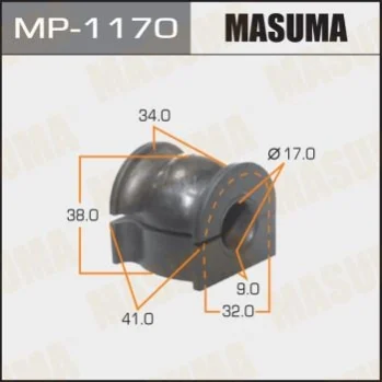 Втулка стабилизатора переднего Honda Jazz(02-) (Кратно 2 шт) Masuma MASUMA MP1170 (фото 1)