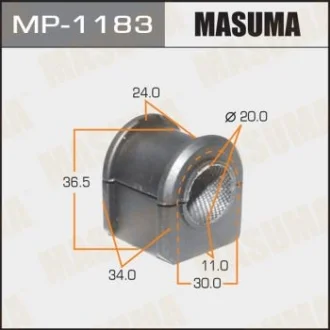 Втулка стабілізатора заднього Mazda 5 (05-10) (Кратно 2 шт) Masuma MASUMA MP1183