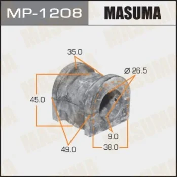 Втулка стабилизатора переднего Honda Accord (-08) (Кратно 2 шт) Masuma MASUMA MP1208 (фото 1)