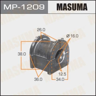 Втулка стабілізатора заднього Mitsubishi ASX (12-), Outlander (12-) (Кратно 2 шт) MASUMA MP1209 (фото 1)