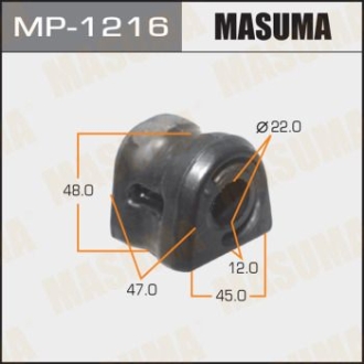 Втулка стабілізатора MASUMA MP1216 (фото 1)