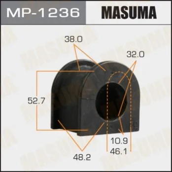 Втулка стабилизатора переднего Toyota Hilux (15-) (Кратно 2 шт) Masuma MASUMA MP1236 (фото 1)