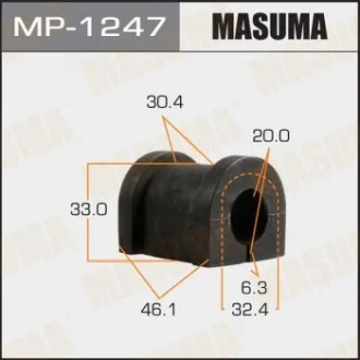 Втулка стабилизатора заднего Nissan Patrol (01-10) (Кратно 2 шт) Masuma MASUMA MP1247