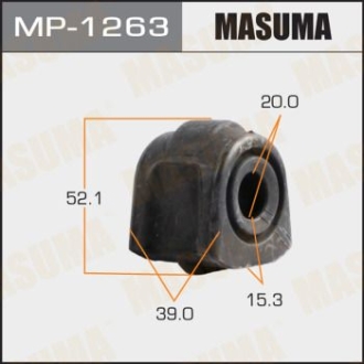 Втулка стабілізатора переднього (Кратно 2) Subaru Legacy Outback (14-) (MP-1263) MASUMA MP1263