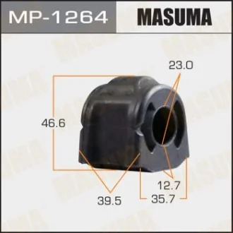 Втулка стабілізатора переднього Subaru Forester (12-), XV (12-) (Кратно 2 шт) Masuma MASUMA MP1264