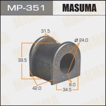 Втулка стабілізатора заднього Toyota Land Cruiser (-07) (Кратно 2 шт) Masuma MASUMA MP351 (фото 1)