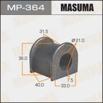 Втулка стабилизатора заднего Toyota Land Cruiser Prado (02-09) (Кратно 2 шт) Masuma MASUMA MP364 (фото 1)