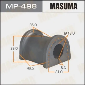 Втулка стабилизатора переднего Mitsubishi Galant (-00) (Кратно 2 шт) Masuma MASUMA MP498 (фото 1)