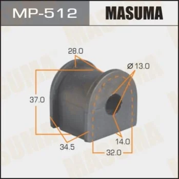 Втулка стабілізатора заднього Honda HR-V (02-06) (Кратно 2 шт) Masuma MASUMA MP512 (фото 1)