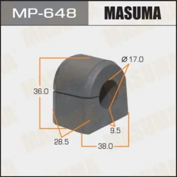 Втулка стабилизатора переднего Subaru Forester (-07) (Кратно 2 шт) Masuma MASUMA MP648 (фото 1)