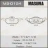 Колодки тормозные передн AN-4328K, P24046 MASUMA MS0124 (фото 1)