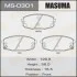 Колодки тормозные передн Hyundai i30 (07-)/Kia Ceed (06-) Masuma MASUMA MS0301 (фото 1)