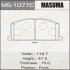 Колодки тормозные MASUMA MS1077 (фото 1)