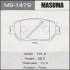 Колодки тормозные передн MASUMA MS1479 (фото 1)