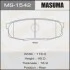 Колодки гальмівні задні Toyota Land Cruiser (09-), Tundra (07-) MASUMA MS1542 (фото 1)