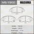 Колодки тормозные передн Toyota Avensis (03-08) MASUMA MS1900 (фото 1)