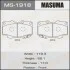 Колодки тормозные передн Toyota Hilux (05-12) Masuma MASUMA MS1918 (фото 1)