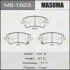 Колодки тормозные передн TOYOTA YARIS, TOYOTA COROLLA (06-14) MASUMA MS1923 (фото 1)