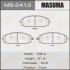 Колодки тормозные передн NISSAN PATROL) MASUMA MS2413 (фото 1)