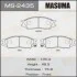 Колодки гальмівні передні Mitsubishi Lancer (00-08) MASUMA MS2435 (фото 1)