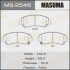 Колодки тормозные передн Nissan Qashqai (06-13), X-Trail (07-14)/ Suzuki Kizashi (09-15) MASUMA MS2546 (фото 1)