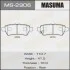 Колодки тормозные задн Nissan Pathfinder (05-14) MASUMA MS2906 (фото 1)