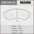 Колодки тормозные передн Mitsubishi Pajero (00-) MASUMA MS3414 (фото 1)