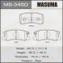 Колодки гальмівні задні Mitsubishi ASX (10-15), Grandis (04-10), Lancer (08-12), Outlander (07-12), Pajero (-06/06-) MASUMA MS3450 (фото 1)
