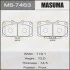 КОЛОДКИ ГАЛЬМІВНІ MASUMA MS7463 (фото 1)