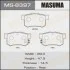 Колодки тормозные задн Honda Accord (03-11), Civic (06-11)/ Suzuki Swift (04-11), SX4 (06-16) Masuma MASUMA MS8397 (фото 1)