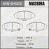 Колодки тормозные передн HONDA CIVIC VIII, FR-V MASUMA MS8423 (фото 1)