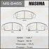 Колодки гальмівні передні Honda Accord (02-05), Civic (06-11), FR-V (05-09) MASUMA MS8465 (фото 1)