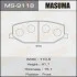 Колодки тормозные MASUMA MS9118 (фото 1)