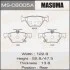 Колодки тормозные задн Subari Impreza (16-), Legacy (14-), XV (17-) MASUMA MSC8005A (фото 1)