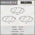 Колодки тормозные передн SSANGYONG KORANDO, KIA SORENTO III (UM) 2.2 CRDi (15-20)/HYUNDAI SANTA_FE III MASUMA MSK0014 (фото 1)