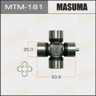 Крестовина карданного вала 25x63.8 PAJERO III  2001 - 2006 MASUMA MTM181