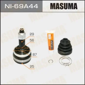 ШРУС зовнішній Nissan Maxima, X-Trail (00-07) (нар:29/вн:25) Masuma MASUMA NI69A44 (фото 1)