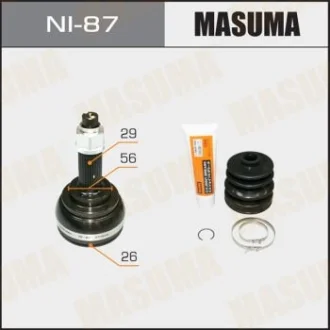 ШРУС зовнішній Nissan Teana (09-14) (нар:29/вн:26) Masuma MASUMA NI87