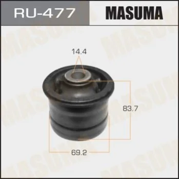 Сайлентблок задней балки Toyota Auris, Corolla, Prius (06-) Masuma MASUMA RU477 (фото 1)