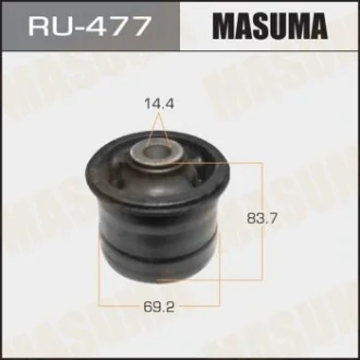 Сайлентблок задньої балки Toyota Auris, Corolla, Prius (06-) Masuma MASUMA RU477