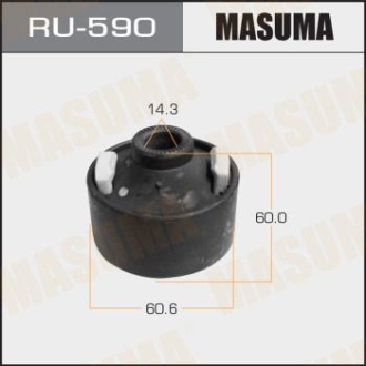 Сайлентблок переднього нижнього важеля задній Toyota RAV 4 (00-05) MASUMA RU590 (фото 1)