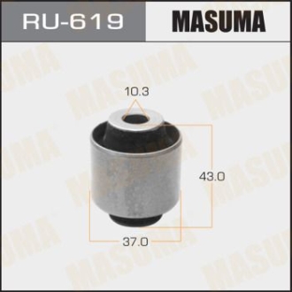 Сайлентблок HR-V, LIFE/GH4, JB6 задній (RU-619) MASUMA RU619 (фото 1)