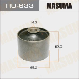 Сайлентблок заднього подовжнього нижнього важеля Toyota Land Cruiser (07-) (RU-633) MASUMA RU633 (фото 1)