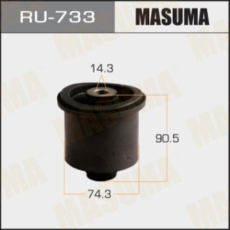 Сайлентблок задней балки Honda Civic (06-10), Fit (07-13), Jazz (09-13) MASUMA RU733 (фото 1)